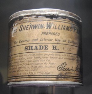 An early can of prepared, or ready-mixed, paint.