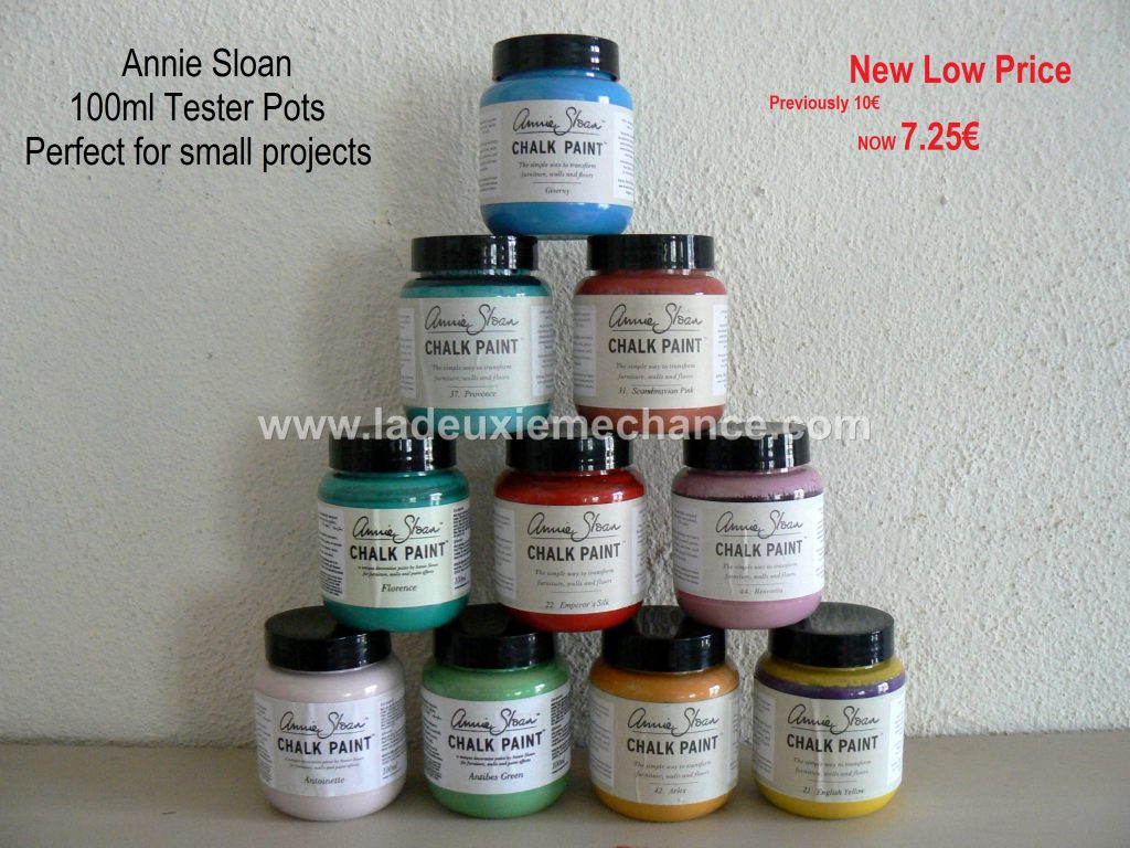 Annie Sloan Tester Pots Chalk paint in the Deux Sevres